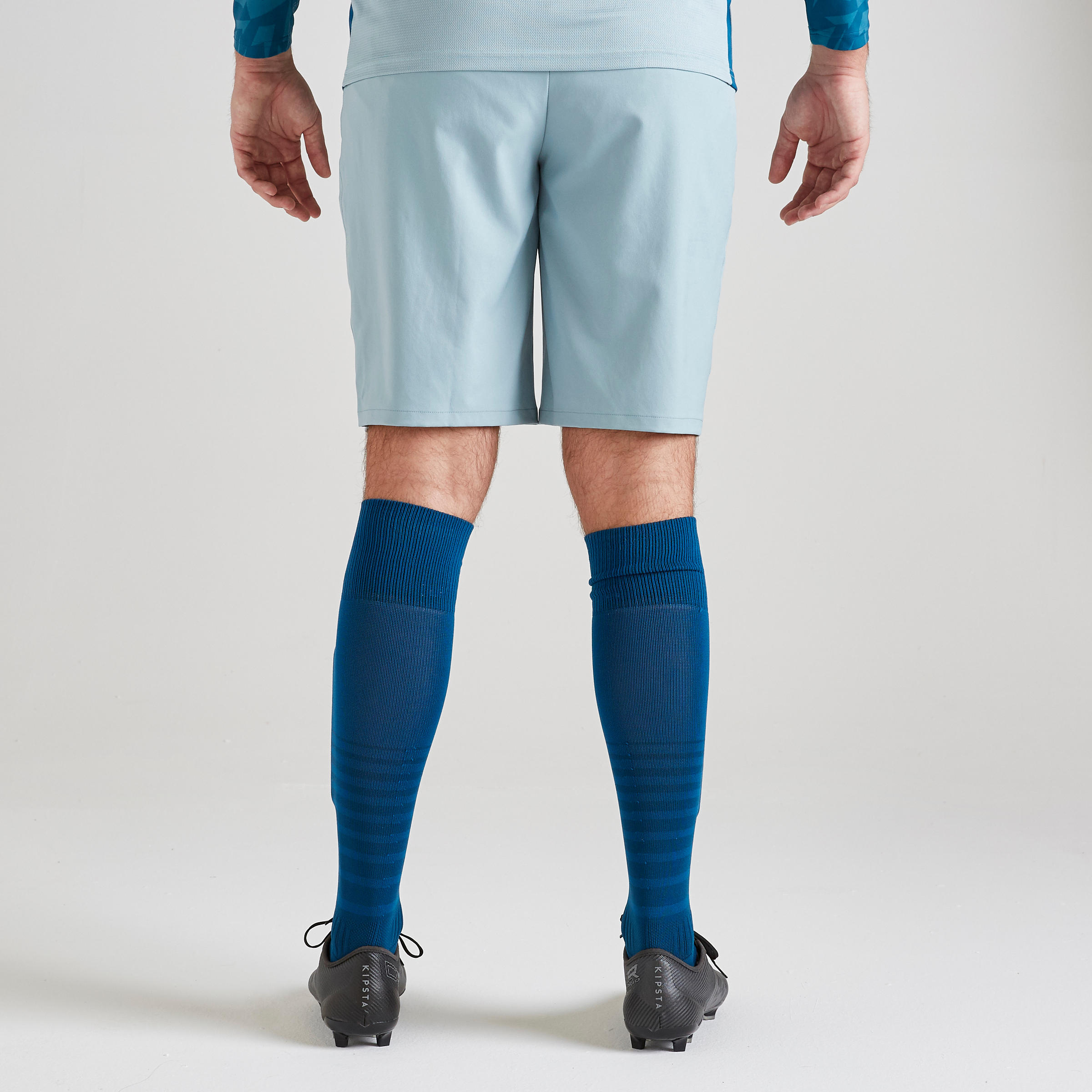 F500 Adult Football Goalkeeper Shorts - Grey 4/8