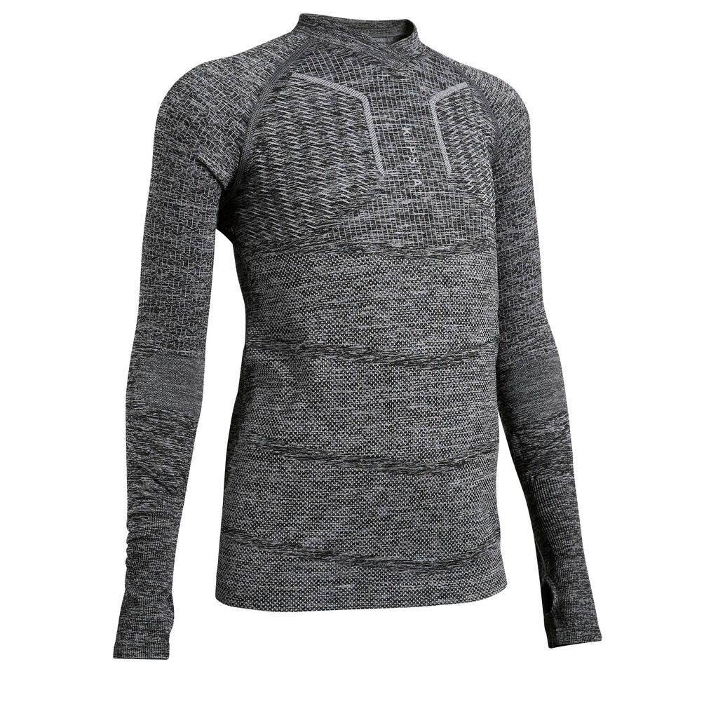 Παιδικό φανελάκι Keepdry 500 - Heathered Γκρι