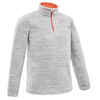 Children's hiking fleece MH120 grey