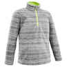 Children's hiking fleece MH120 grey