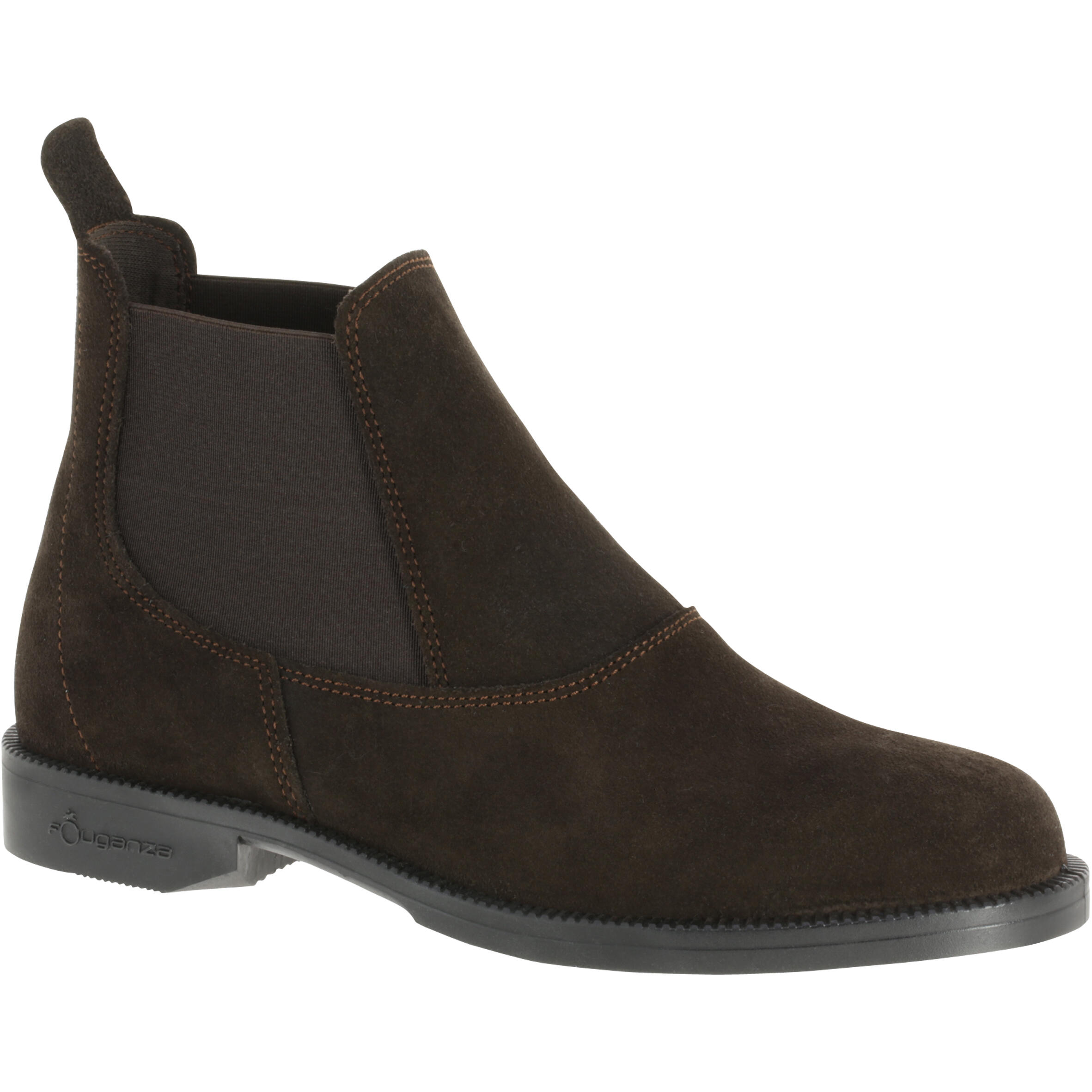 Botines equitación Fouganza CLASSIC adulto marrón piel FOUGANZA | Decathlon