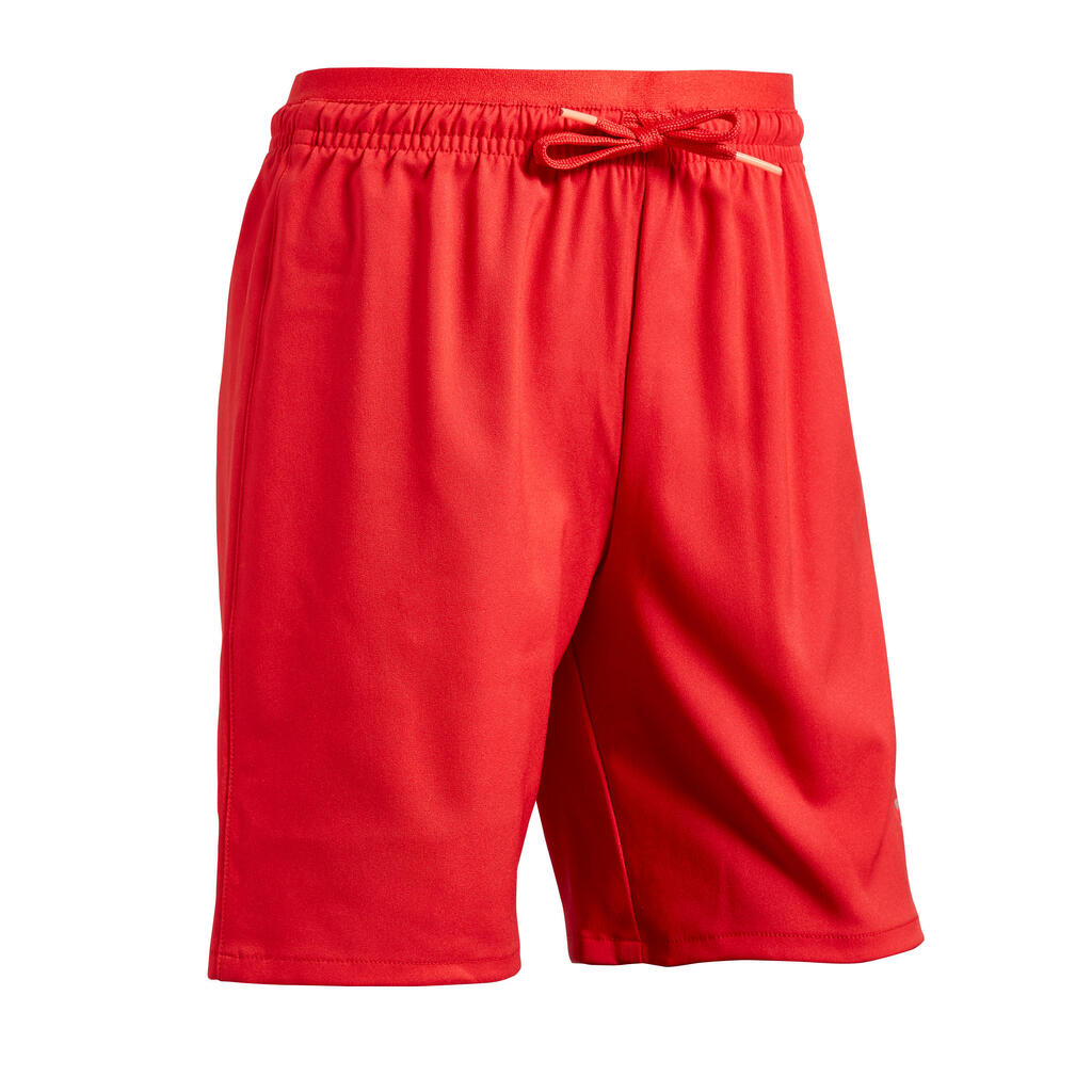 F500 Girls' Football Shorts - Red