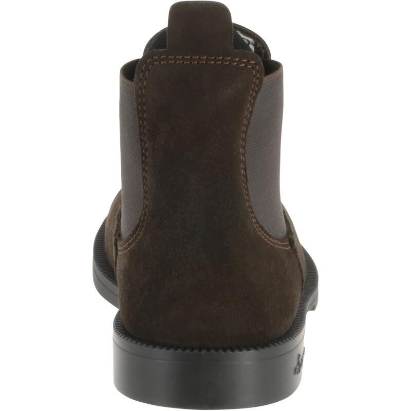 Boots équitation enfant CLASSIC cuir marron