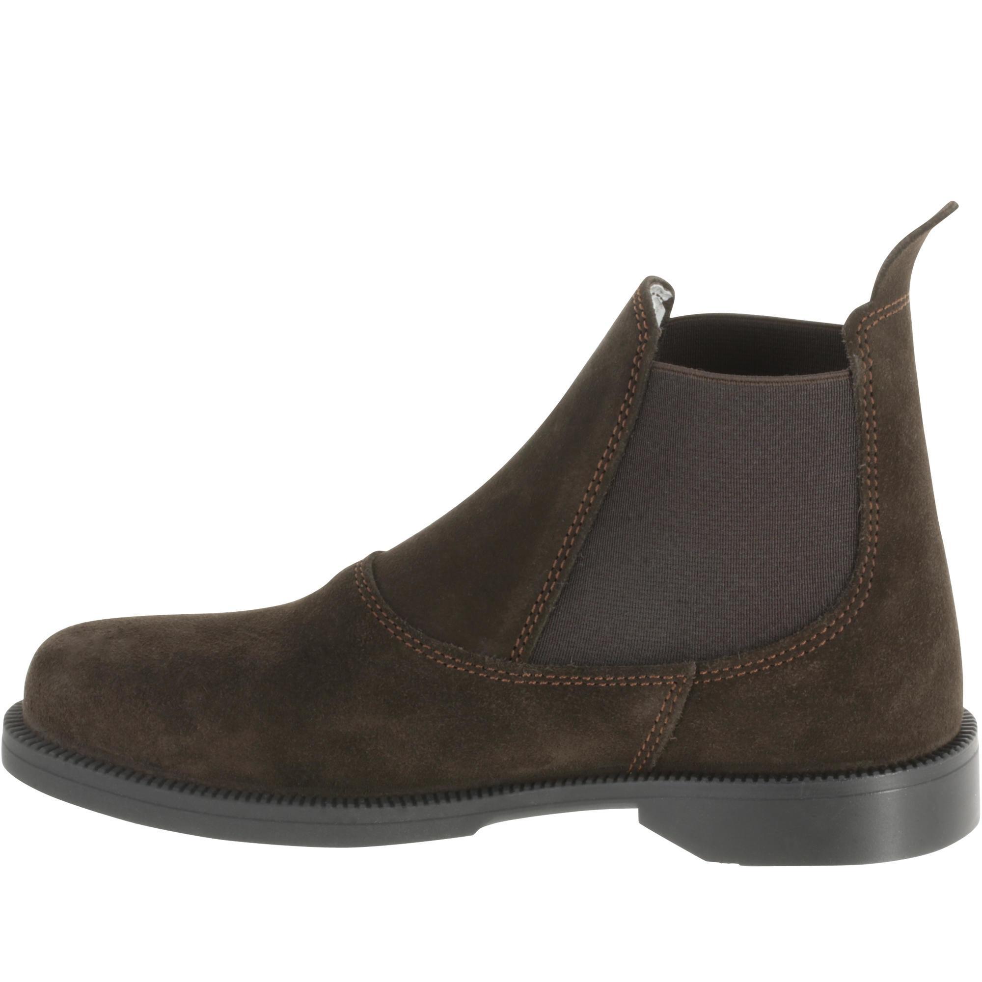 Boots equitation cuir Enfant Classic marron