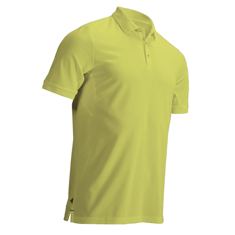 Polo de golf manches courtes homme MW500 noir