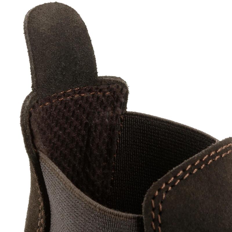 Boots équitation enfant CLASSIC cuir marron