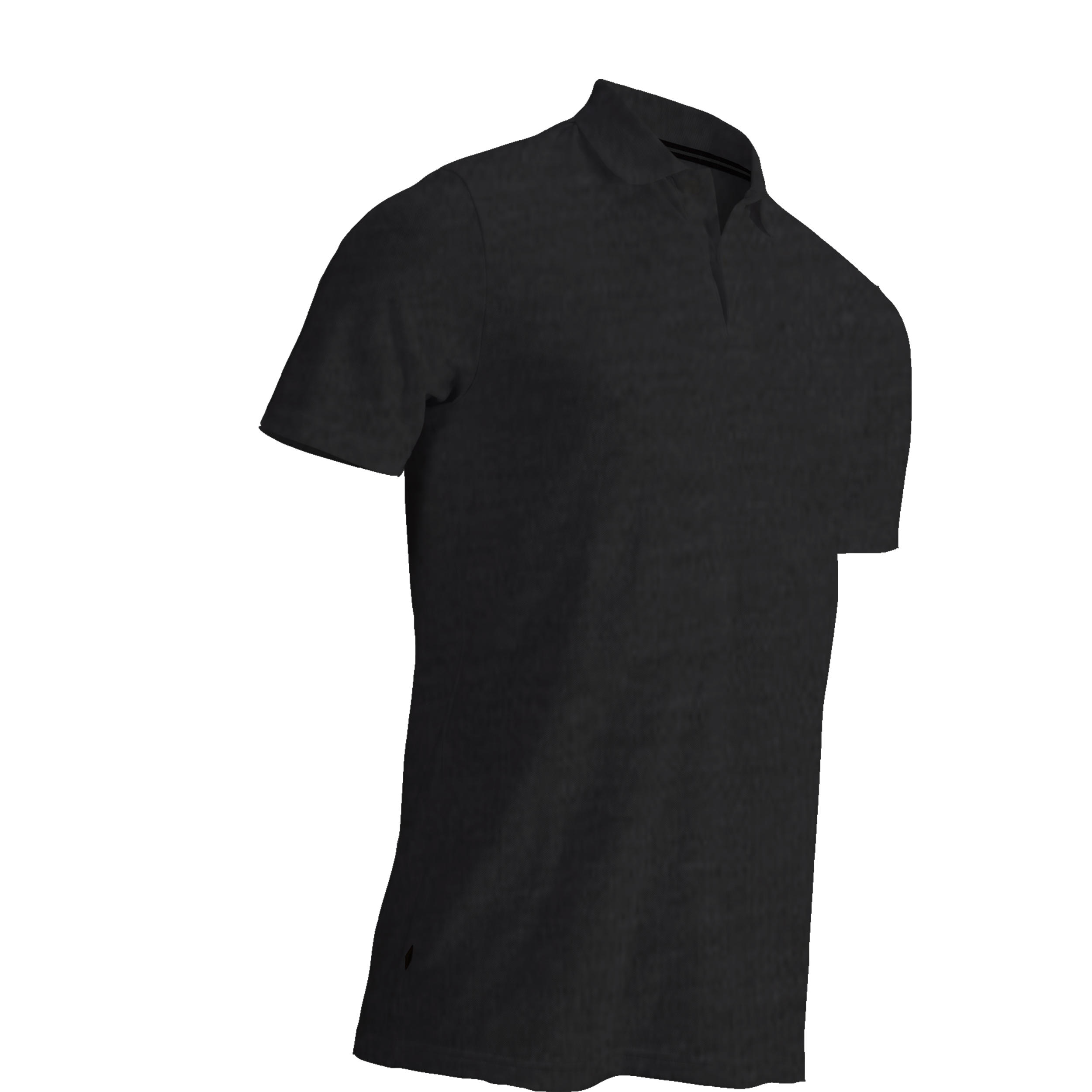 Men's golf short-sleeved polo shirt MW500 mottled dark grey 8/8