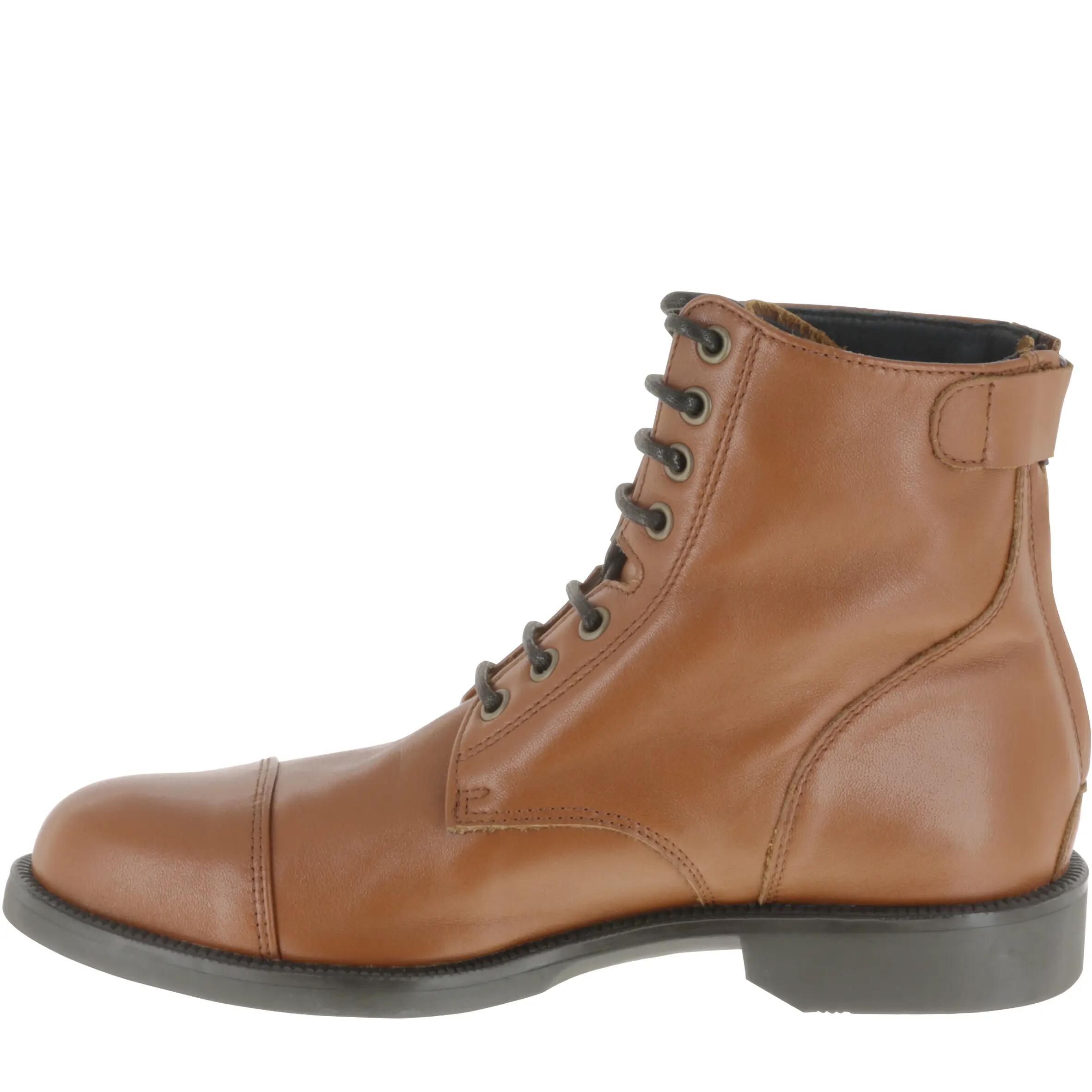 Paddock Adult Lace-Up Horse Riding Jodhpur Boots - Camel 3/15
