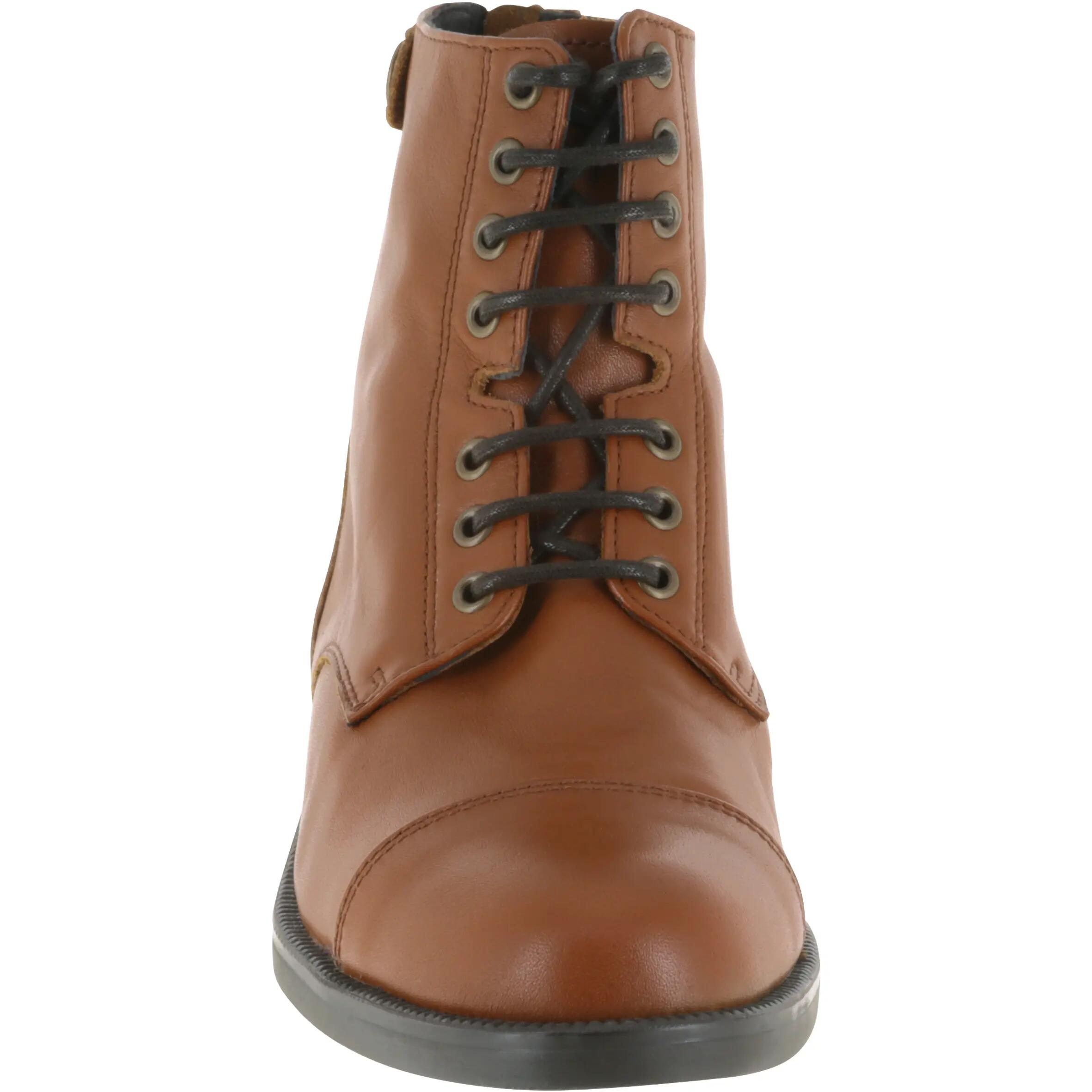 Paddock Adult Lace-Up Horse Riding Jodhpur Boots - Camel 4/15