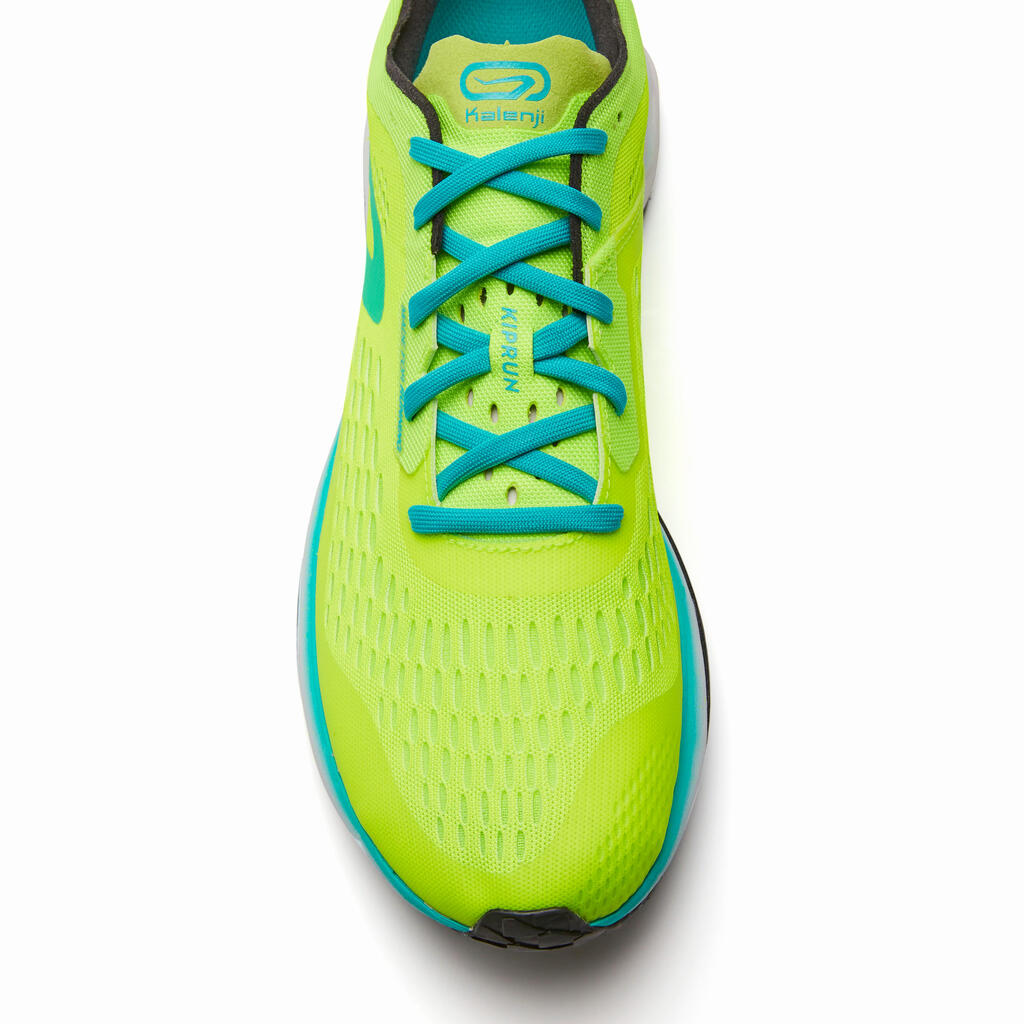 KIPRUN KD LIGHT MEN'S RUNNING SHOES GREEN YELLOW