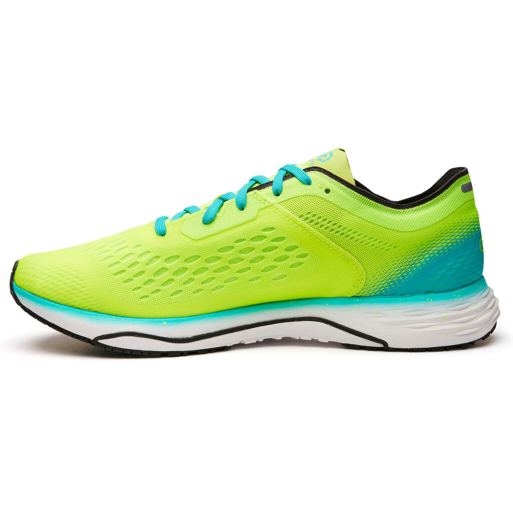 KIPRUN KD LIGHT MEN'S RUNNING SHOES GREEN YELLOW