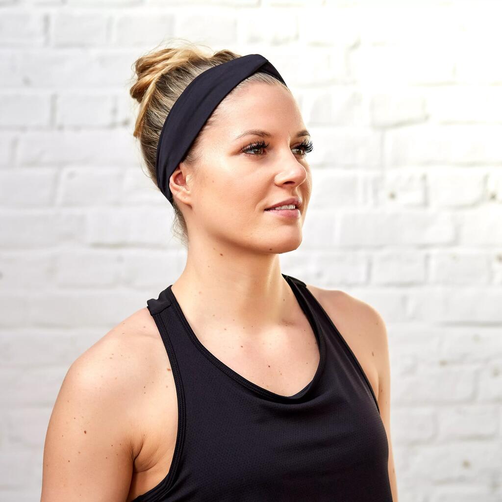 Women's Fitness Cardio Training Headband with Elastic