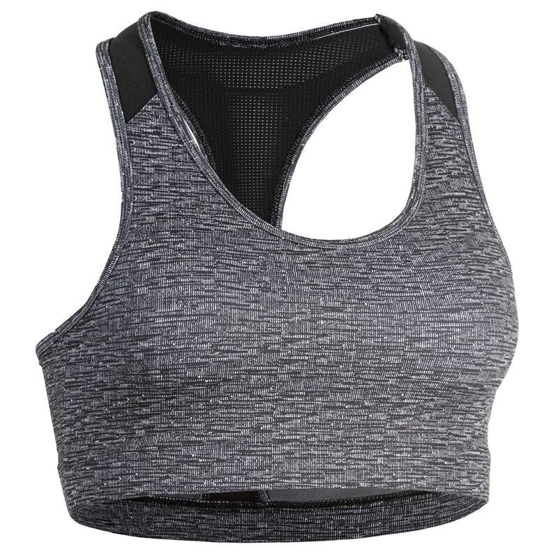 STANIKI, BIELIZNA FITNESS DAMSKA Fitness, siłownia - Stanik FBRA 100 DOMYOS - Odzież i buty fitness