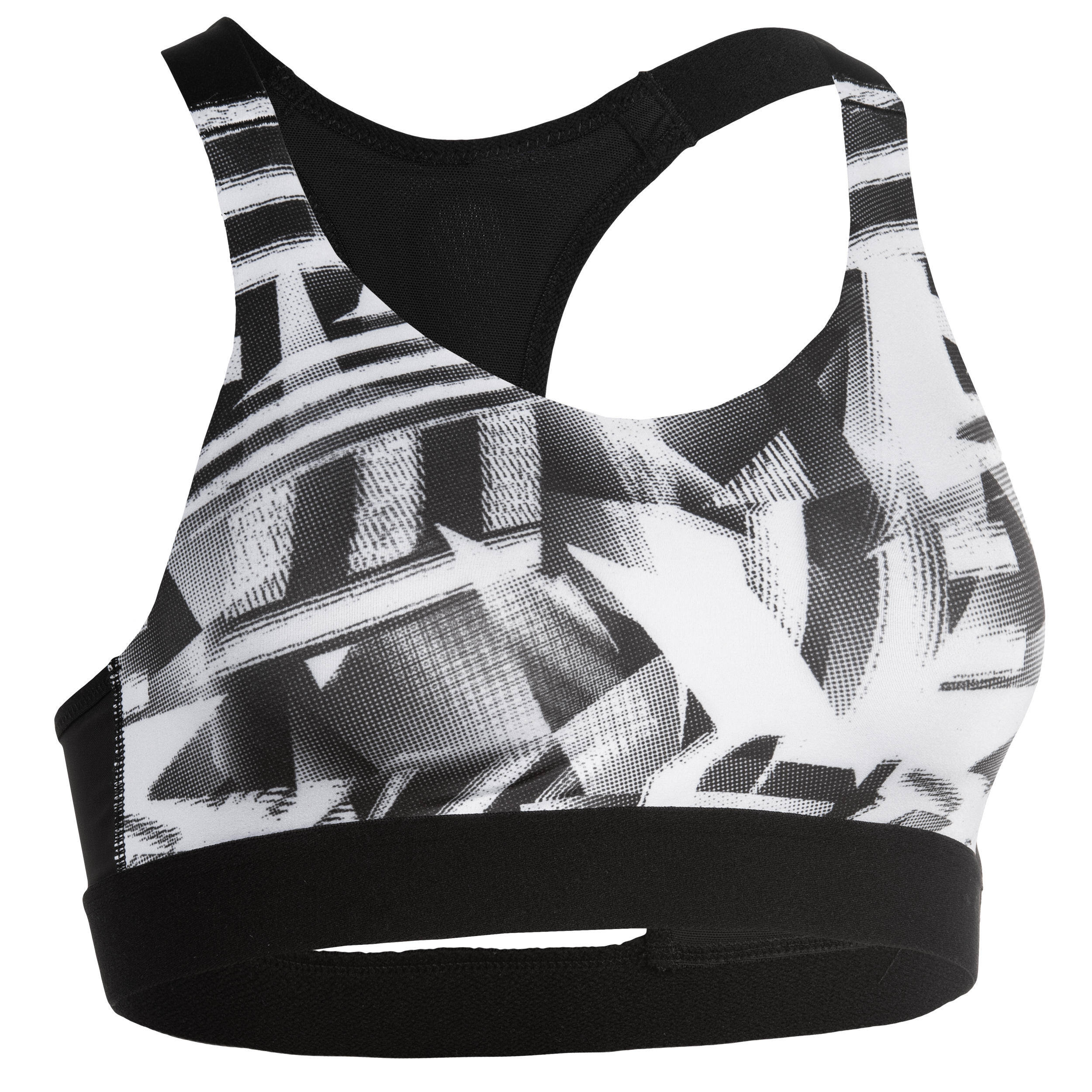 Women's Mid Support Fitness Sports Bra - Print -  3