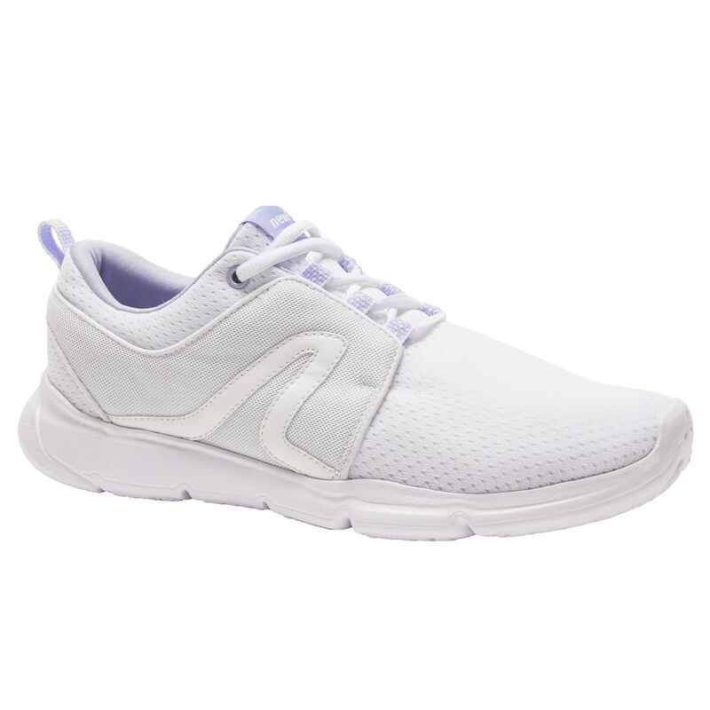 PW 120 Women's Walking Shoes - White - Decathlon
