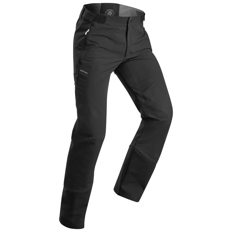 MEN SNOW HIKING WARM PANTS & FLEECES Hiking - M TROUSERS SH520 X-WARM-BLACK QUECHUA - Hiking Clothes