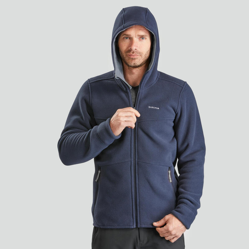 Men’s Snow Hiking Fleece SH100 Ultra-Warm - Dark Blue