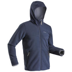 Men's Warm Fleece Hiking Jacket - SH100 U-WARM