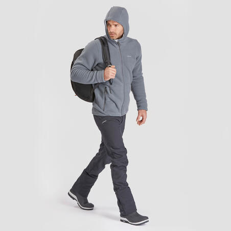 Men’s Warm Hiking Fleece Jacket - SH100 U-Warm