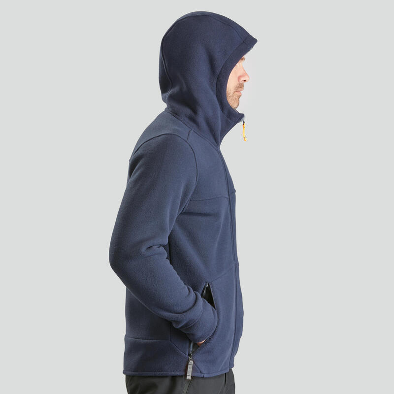 Men’s Snow Hiking Fleece SH100 Ultra-Warm - Dark Blue