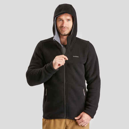 Chaqueta polar de montaña y nieve con capucha Hombre Quechua SH100 U-Warm