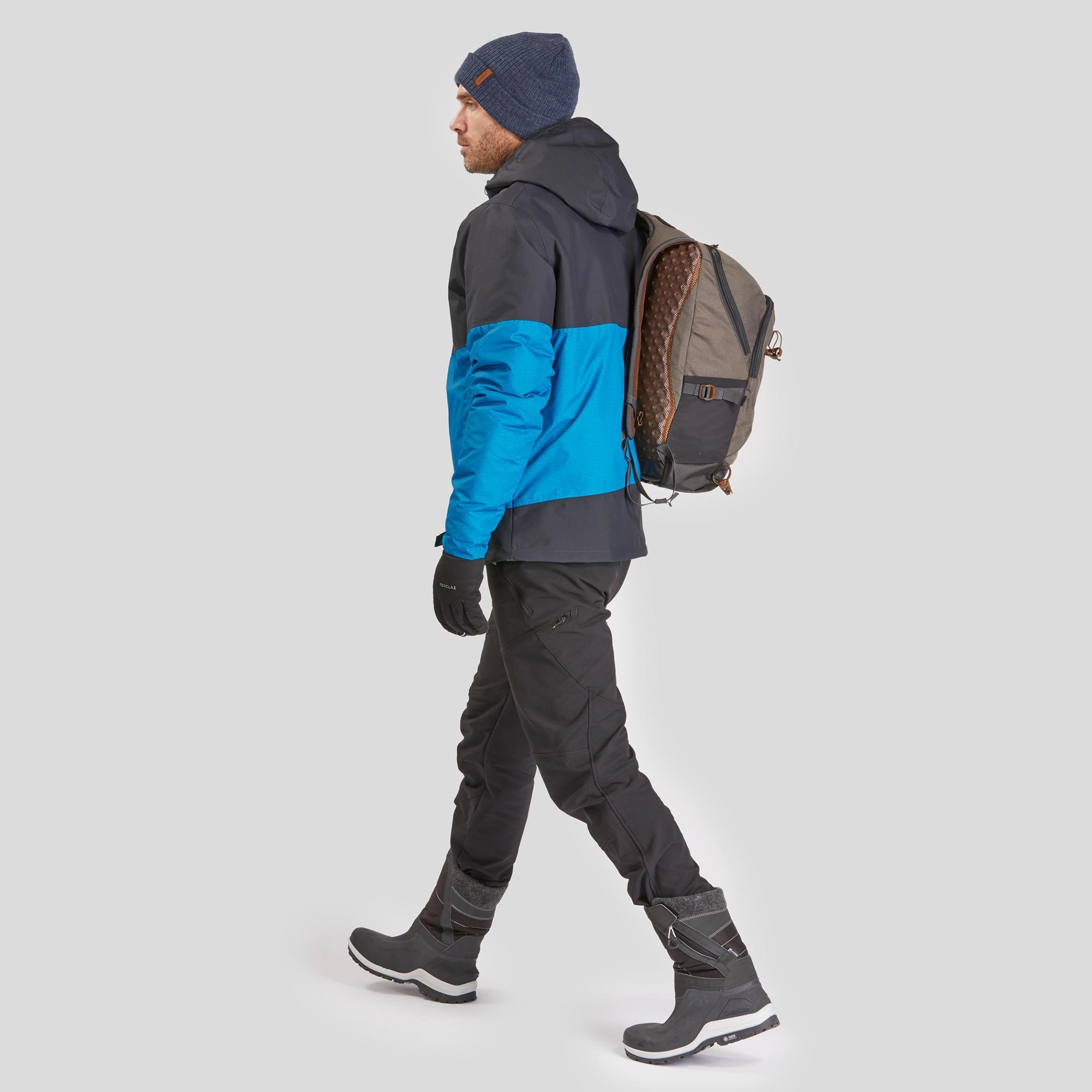 Doposci montagna uomo SH500 X-WARM ZIP neri QUECHUA | DECATHLON