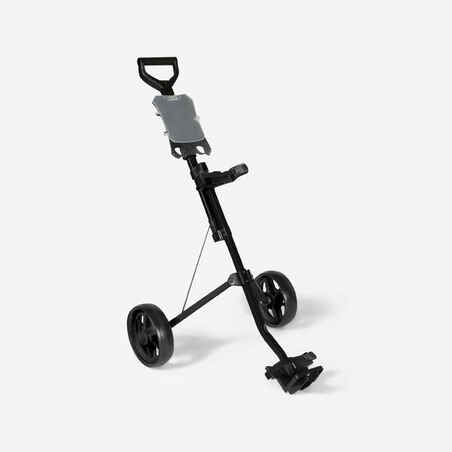 2-WHEEL GOLF TROLLEY - INESIS BLACK