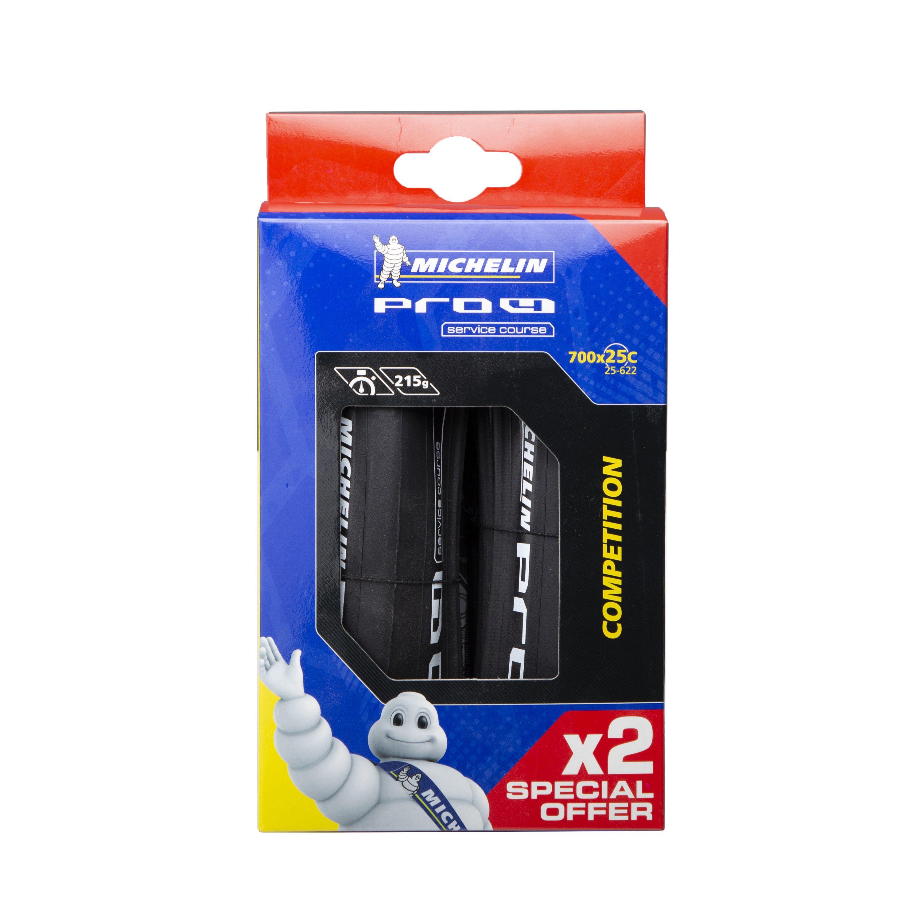 Due copertoni PRO4 700x25 / ETRTO 25-622 NO BRAND | DECATHLON