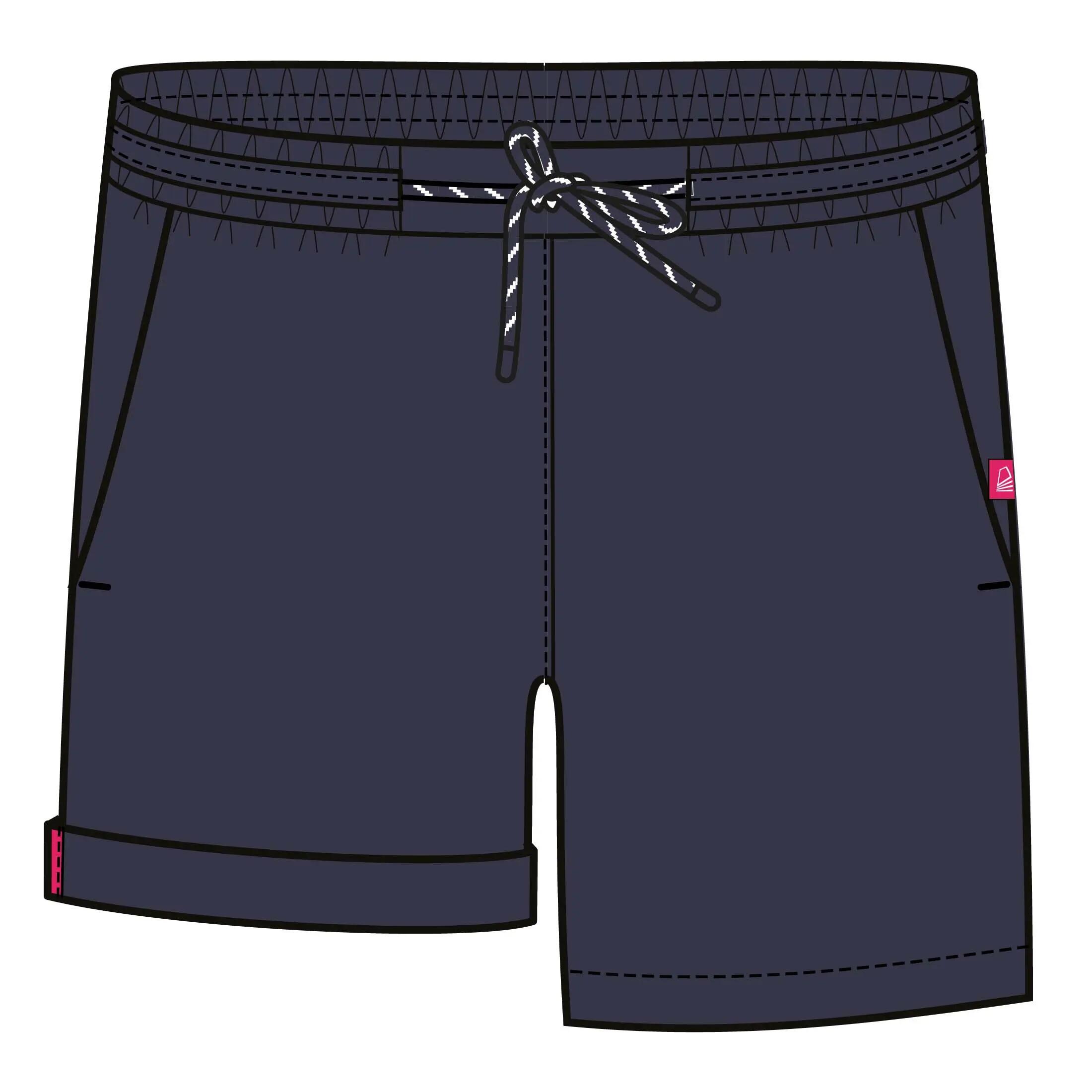 Calções de Vela Mulher SAILING 100 Azul marinho 8/8