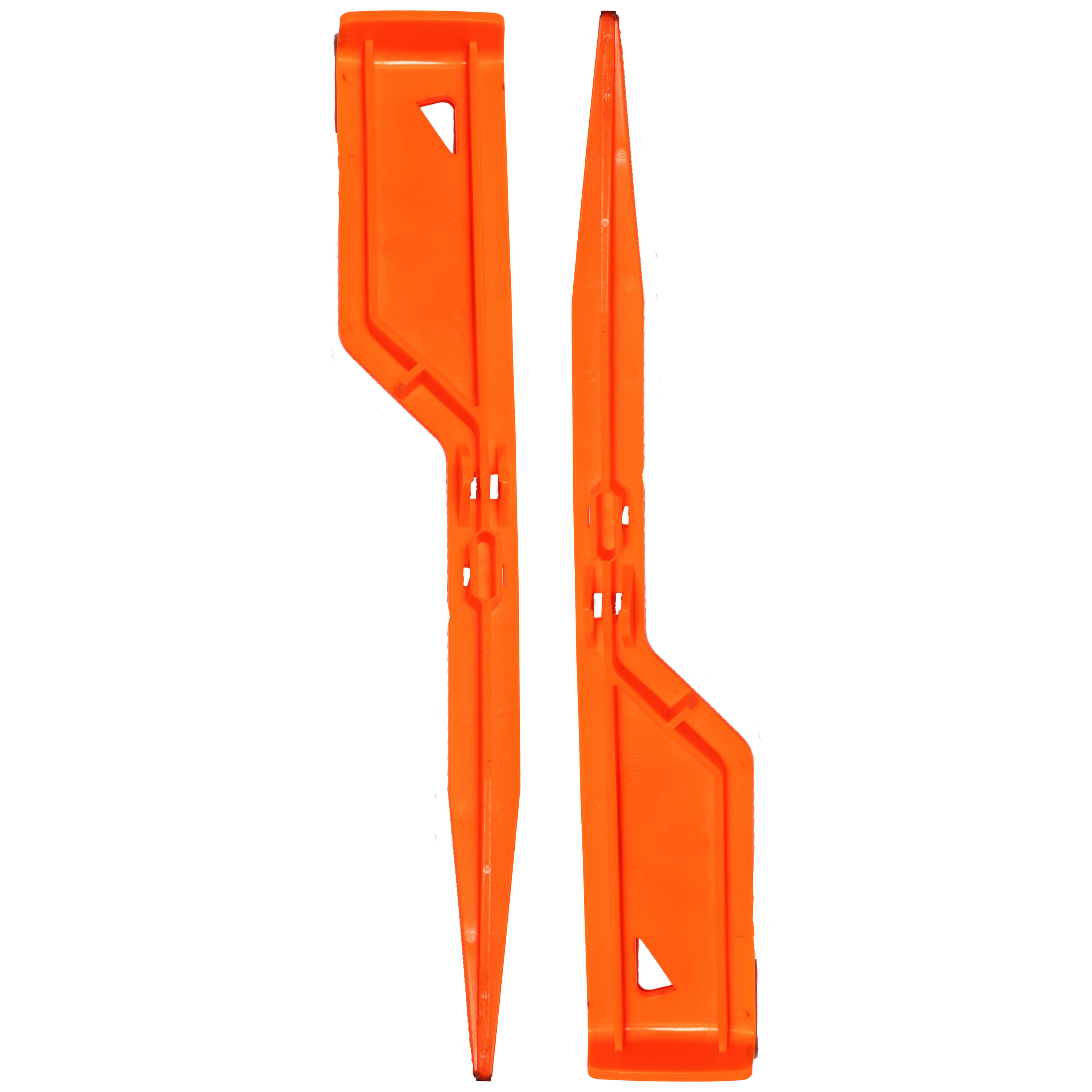 Piquetas Solognac Marcado Angulo de Tiro Caza Naranja X2. 2/8