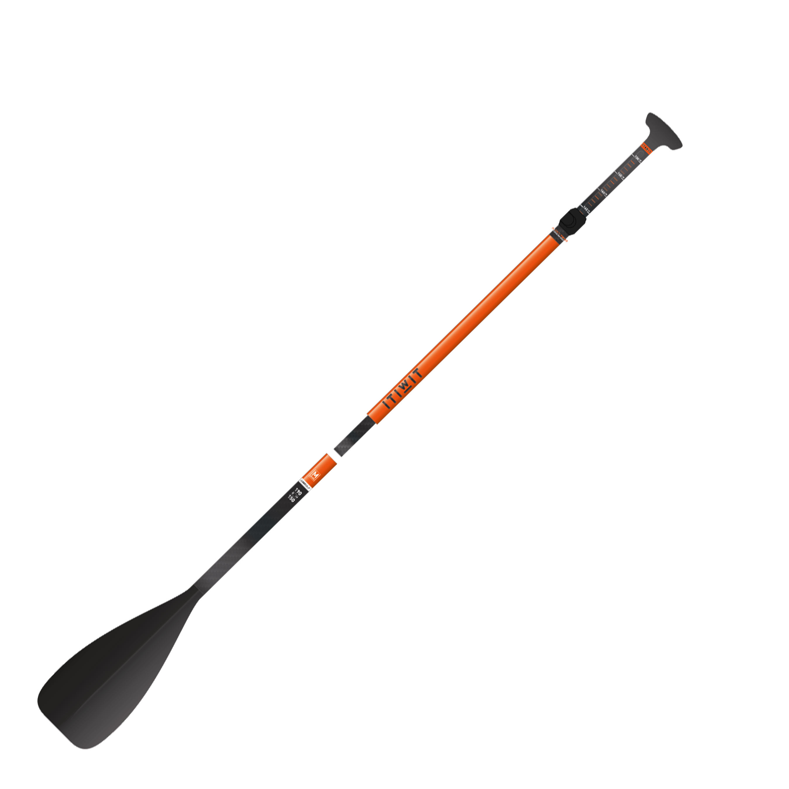 Pala Paddle Surf 500 Tubo Fibra Carbono Desmontable Ajustable 160-190 CM - M 16/17