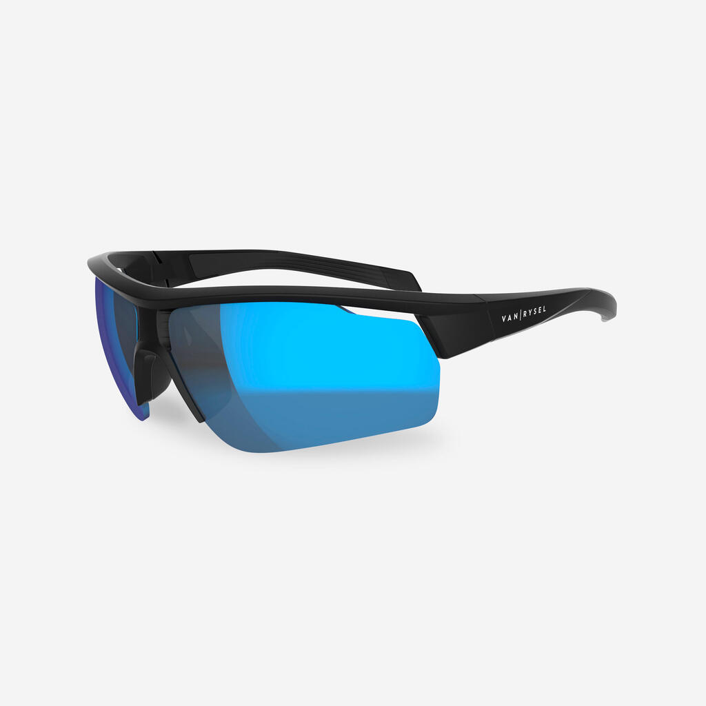 Pieaugušo riteņbraukšanas 3. kategorijas saulesbrilles “RoadR 500”, melnas