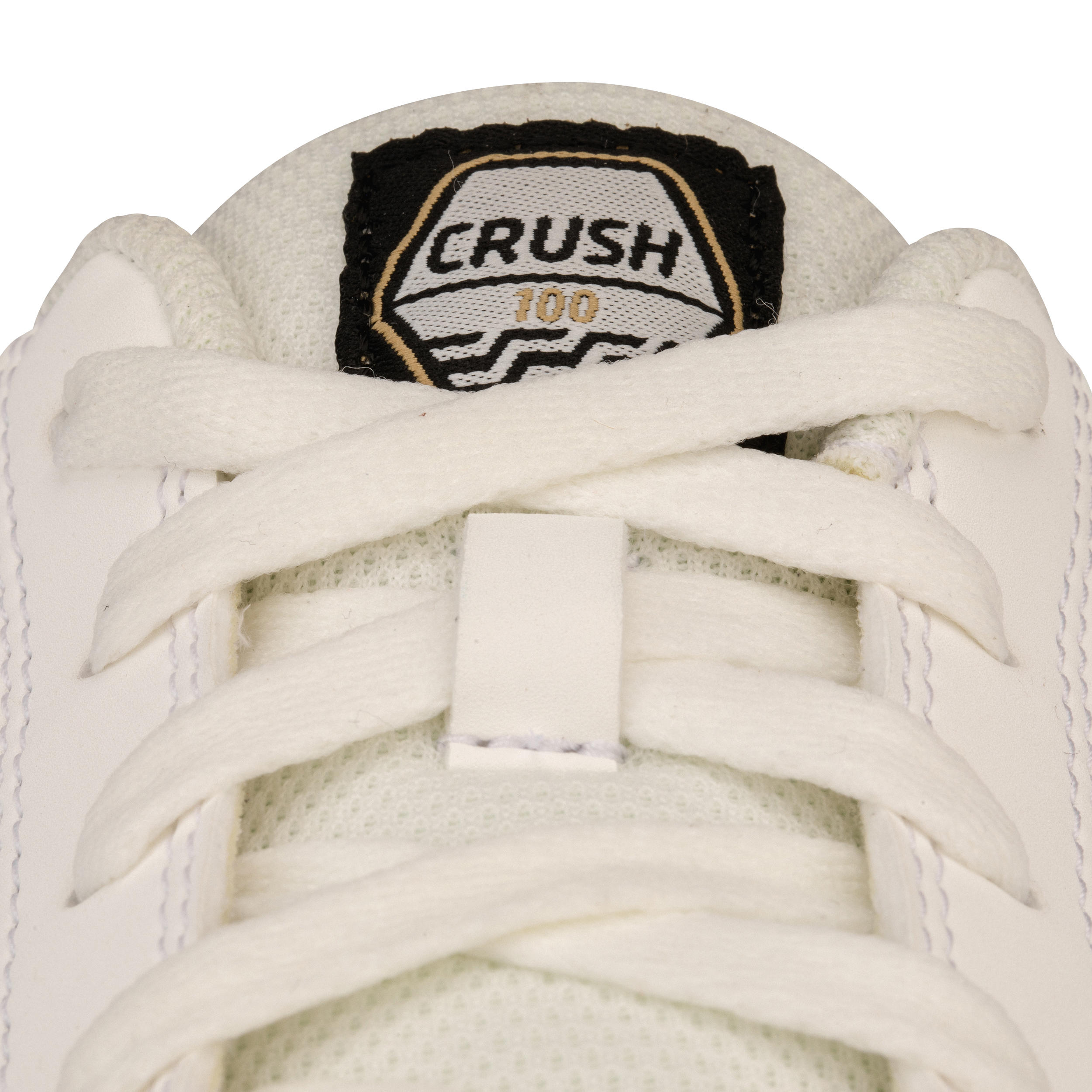 Crush 100 Kids' Skate Shoes - White and Rubber 10/11
