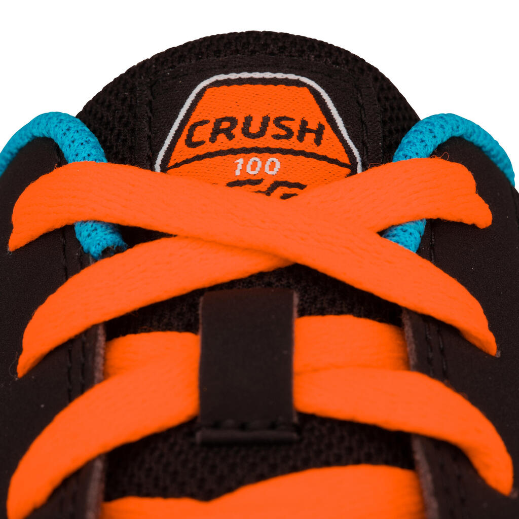 Vaikiški riedlentininkų batai „Crush 100“, juodi ir mėlyni