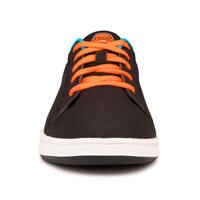 Zapatillas de skate resistentes Niños Oxelo Crush 100 Negro naranja