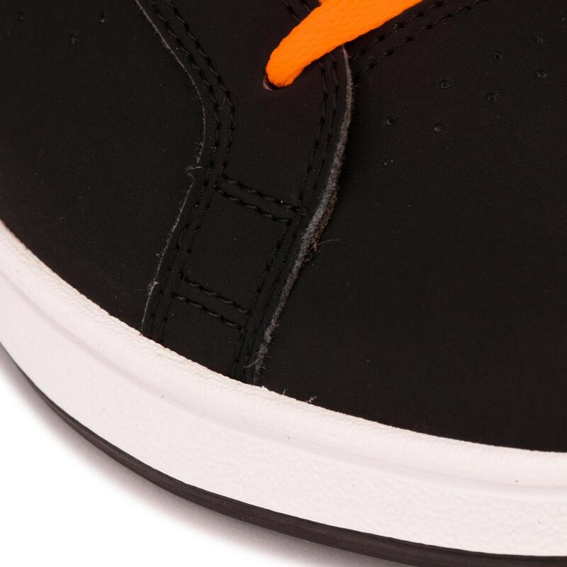 Zapatillas de skate resistentes Niños Oxelo Crush 100 Negro naranja