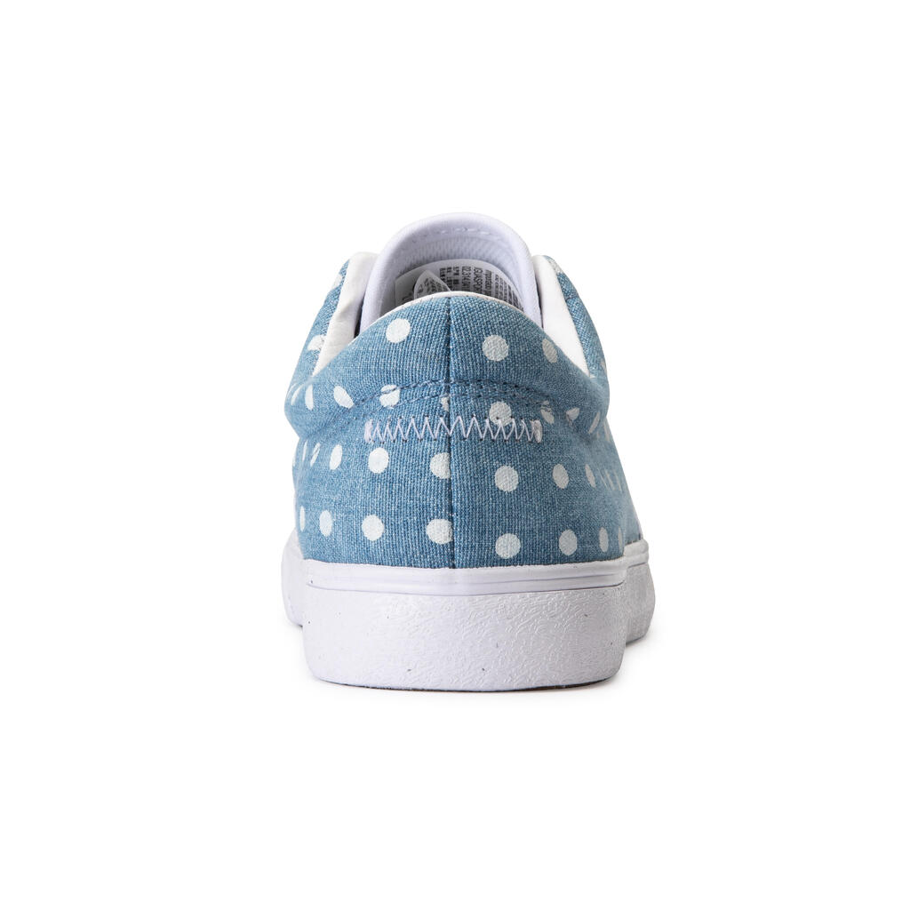 Skateschuhe Vulca 100 Canvas Low Skateboard Longboard Erwachsene Denim