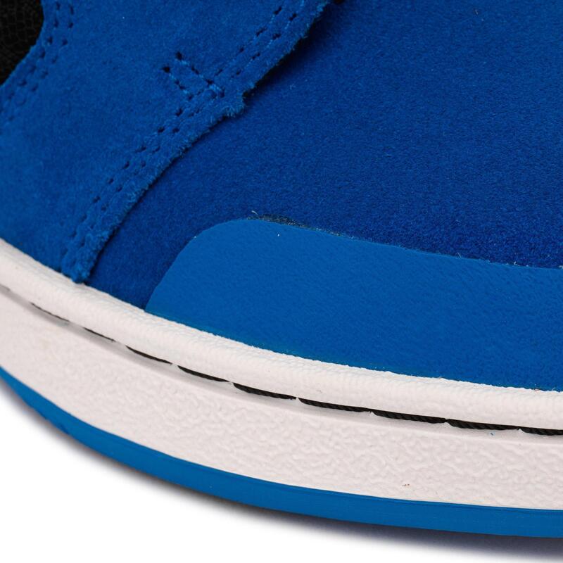 Zapatillas de skate resistentes piel Niños Oxelo Crush 500 Azul