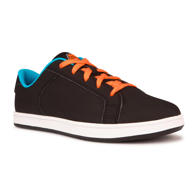 Chaussure de skate pour enfant CRUSH 100 noire bleu