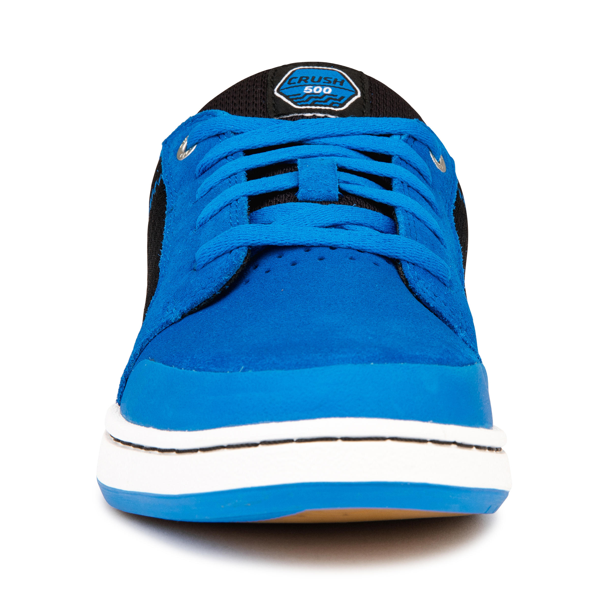 Crush 500 Kids' Low-Top Skate Shoes - Blue/Black 4/11