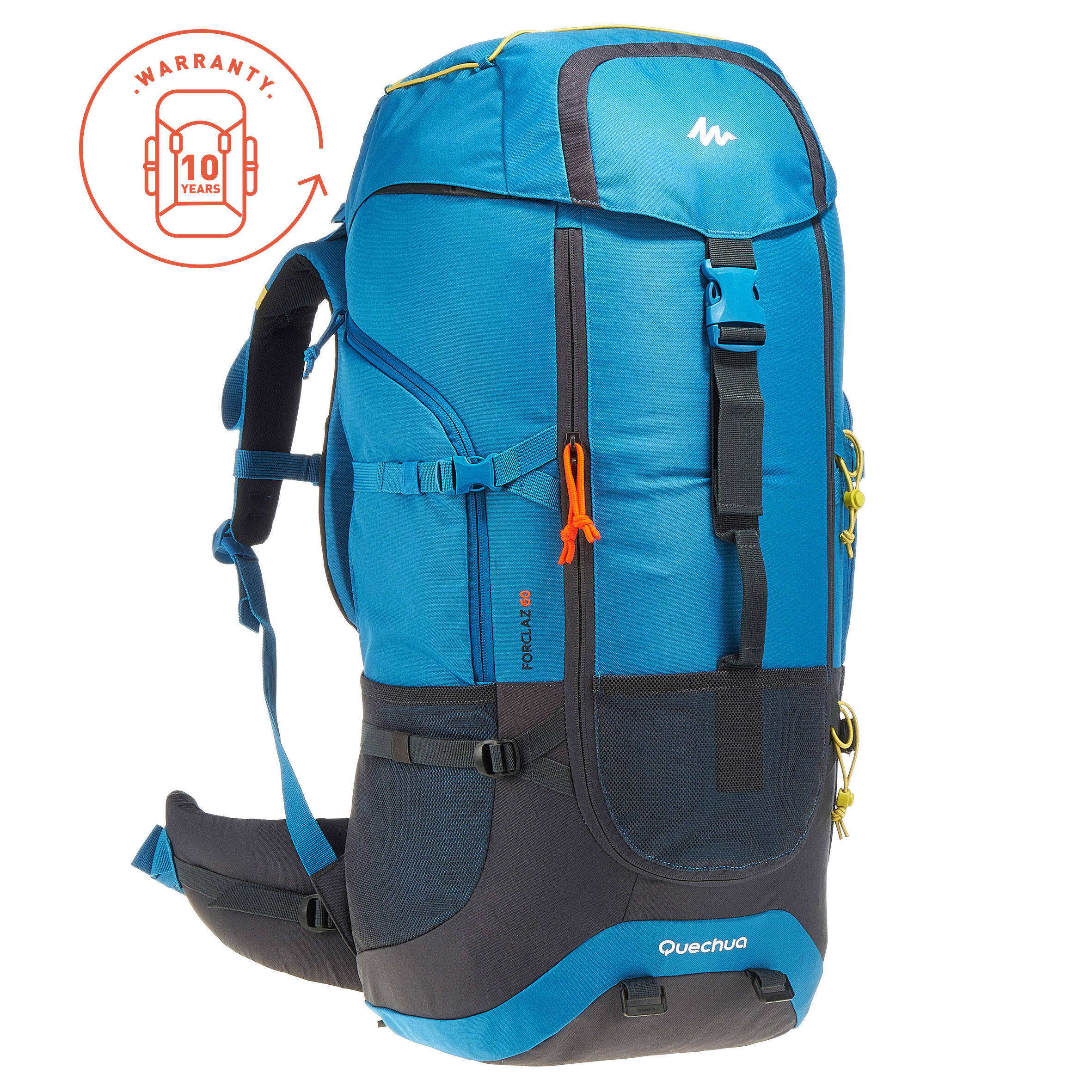 Travel Backpack Forclaz 60L - Blue -  1