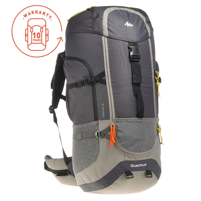Buy Travel BackpackForclaz 70LGreyBuy Decathlon Rucksack Online