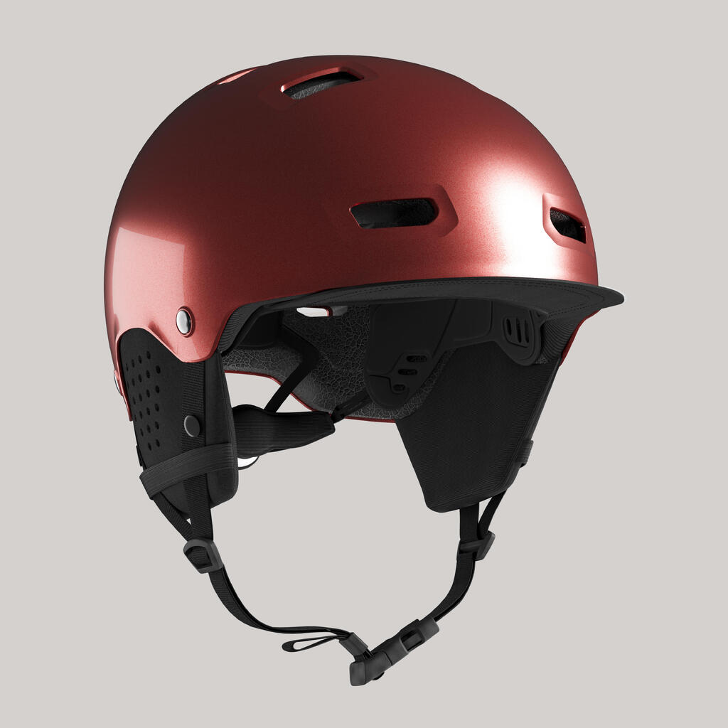 Fahrradhelm City 500 Bowl ocker