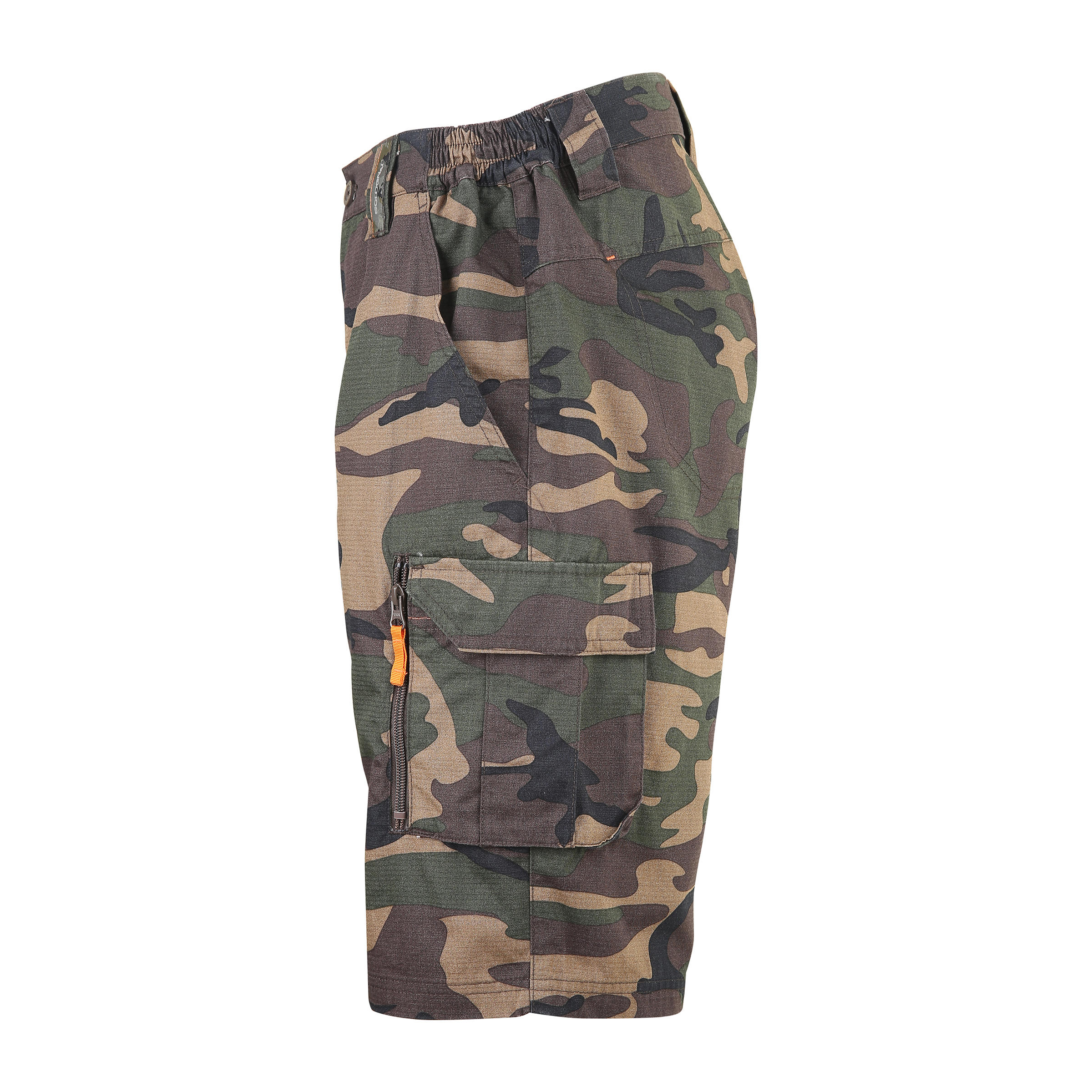 Jagdshorts/Bermuda Shorts 500 Cargo Camouflage grün 14/31