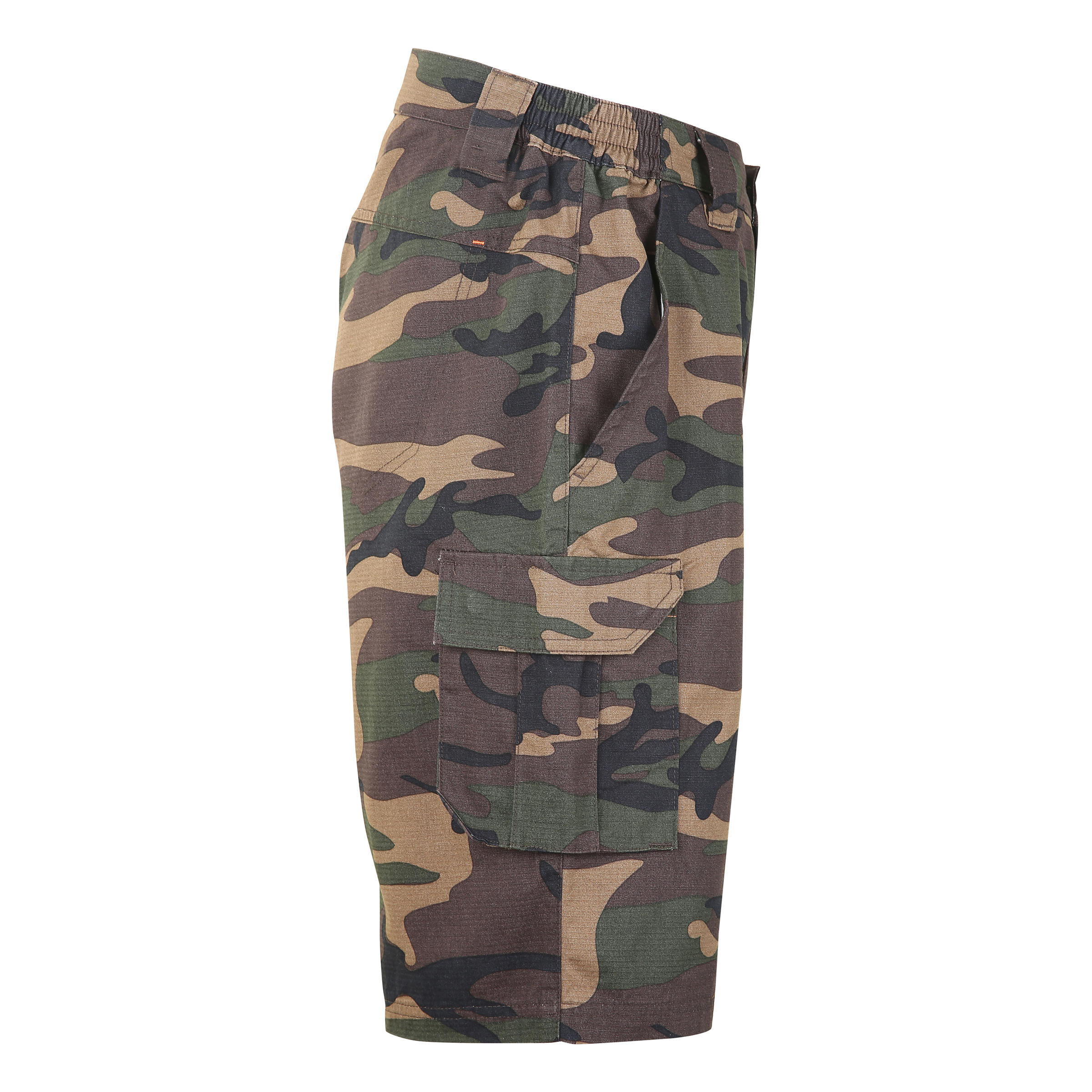 Jagdshorts/Bermuda Shorts 500 Cargo Camouflage grün 8/31