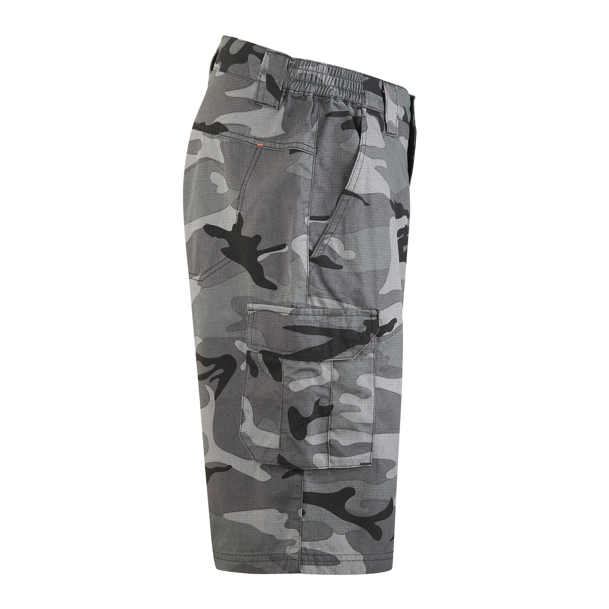 Jagdshorts/Bermuda Shorts 500 Cargo Camouflage Woodland schwarz 16/36