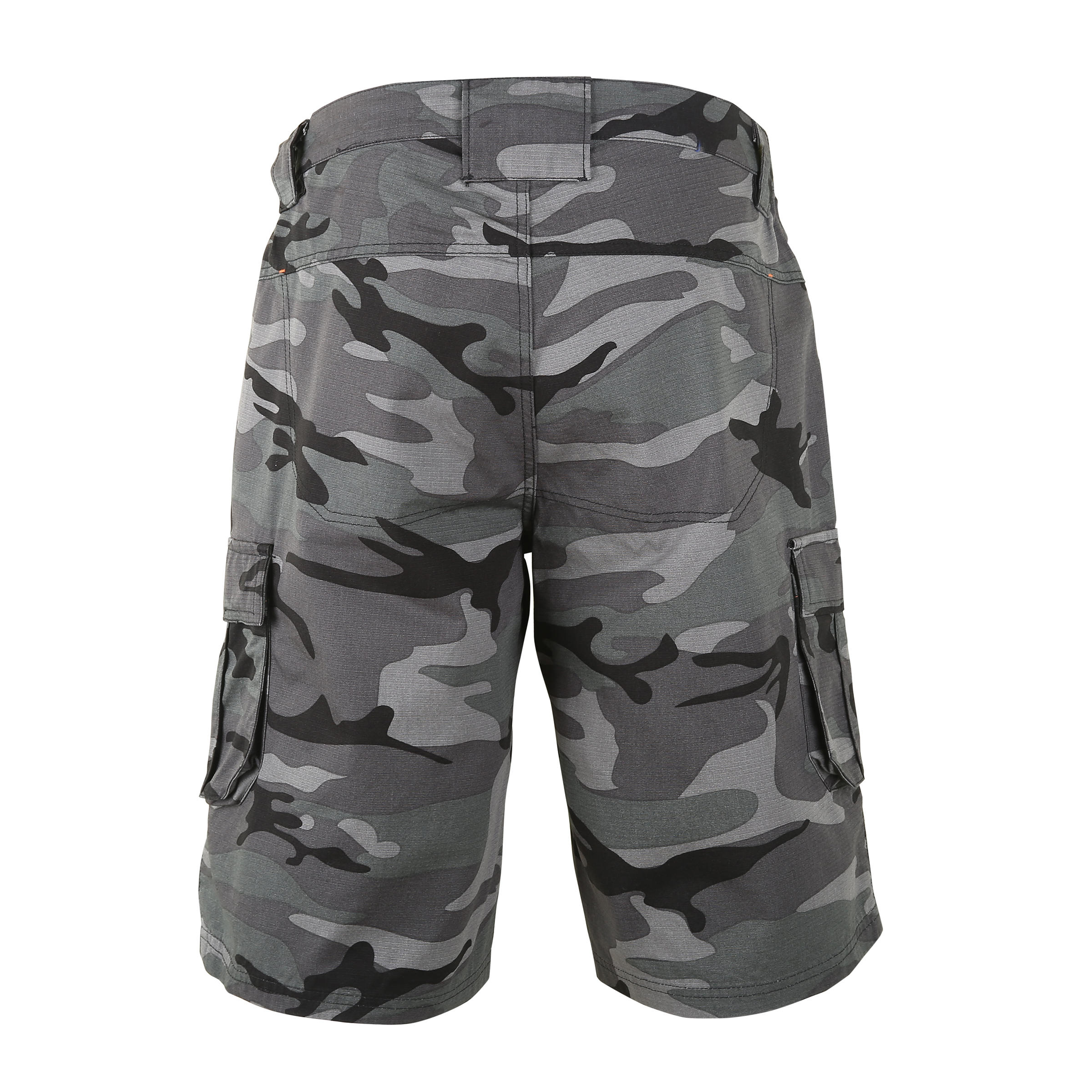 Jagdshorts/Bermuda Shorts 500 Cargo Camouflage Woodland schwarz 9/36