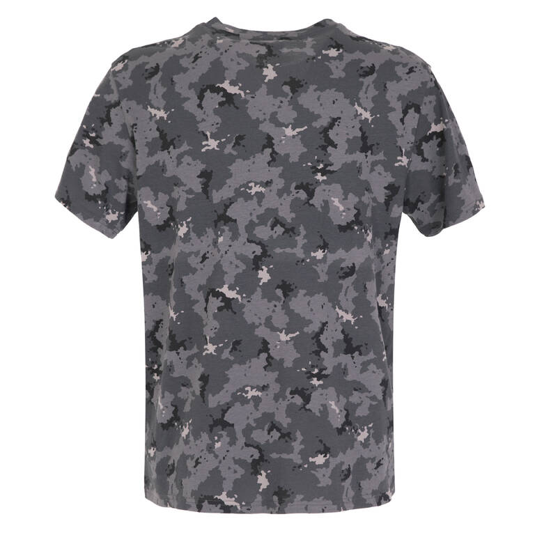 Men Cotton T-Shirt Army Military Camo Print SG-100 - Camo Grey