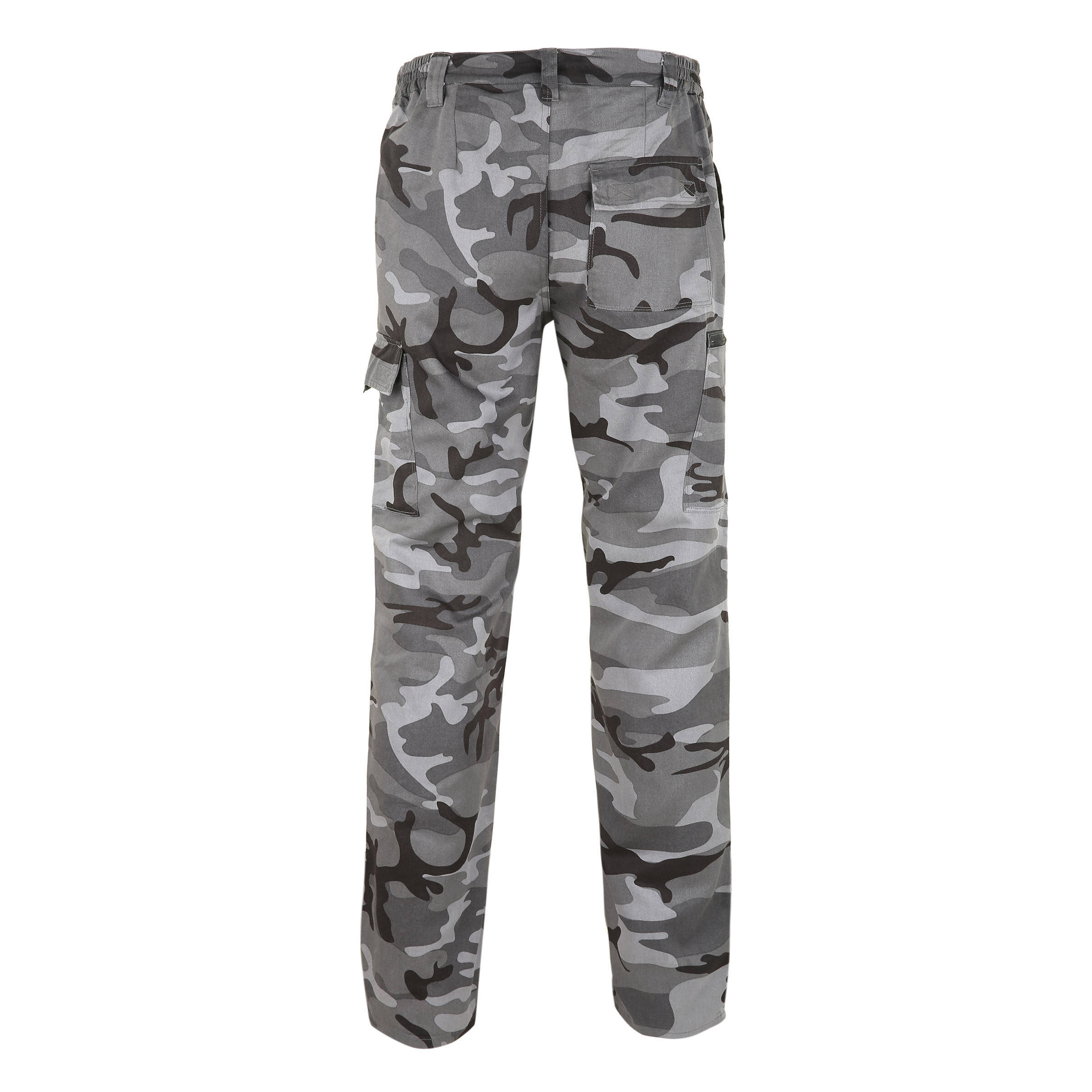 Men Cargo Trousers Pants Army Military Camo Print SG-300 - Woodland Black -  4