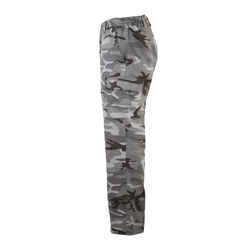 Durable Cargo Trousers - Steppe 300 Camouflage Woodland Green